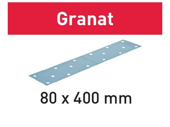 Brusný papír Granat STF 80X400 P100 GR/50