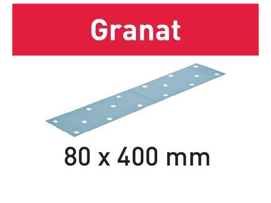 Brusný papír Granat STF 80x400 P180 GR/50