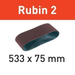 Brusný pás Rubin 2 L533X 75-P80 RU2/10