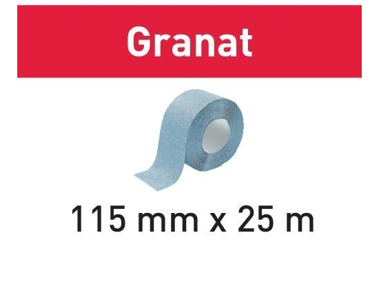 Brusný pás 115x25m P80 GR Granat