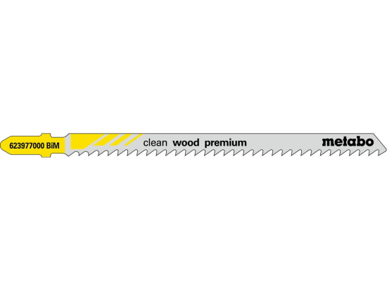 5 plátků pro přímočaré pily "clean wood premium" 105/ 3,0 mm, BiM