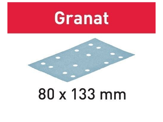 Brusný papír STF 80x133 P40 GR/50 Granat