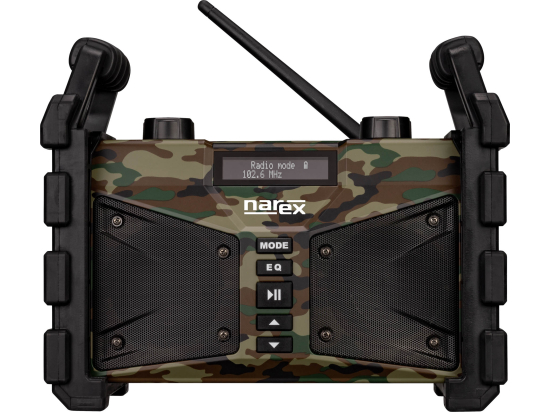 CBT-02 - Přenosné pracovní rádio s funkcí Bluetooth a Powerbanky CAMOUFLAGE