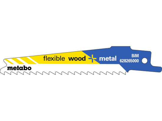 5 plátků pro pily ocasky "flexible wood + metal" 100 x 0,9 mm, BiM, 4 mm/ 6 TPI