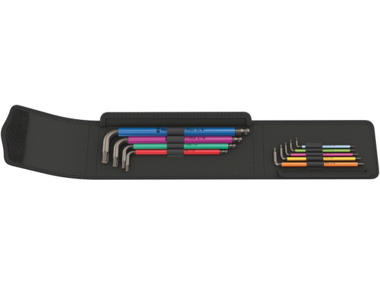 950/9 Hex-Plus Multicolour Imperial 1 Sada zástrčných klíčů, palcová, BlackLaser, 9 dílný