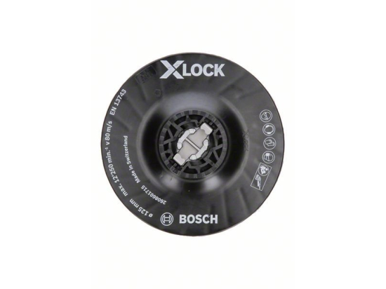 Opěrný talíř systému X-LOCK, 125 mm, střední