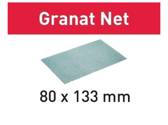 Brusivo s brusnou mřížkou STF 80x133 P240 GR NET/50 Granat Net