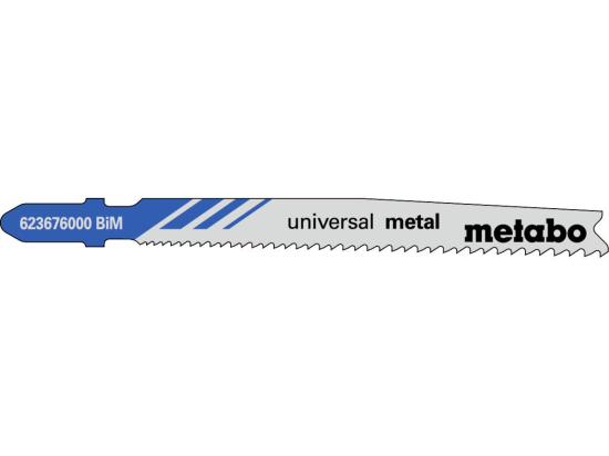 5 plátků pro přímočaré pily "universal metal" 74 mm, progresivní, BiM