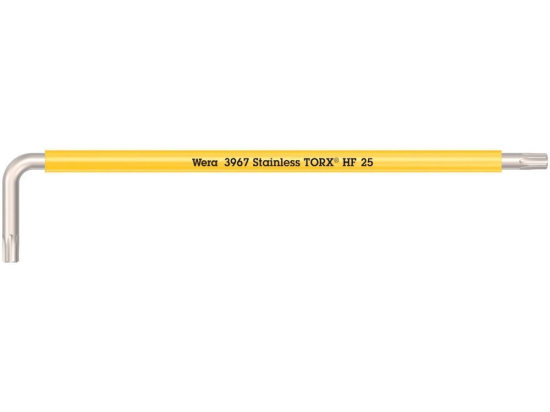 3967 SXL HF Zástrčný klíč TORX® Multicolour s přidržovací funkcí, dlouhý, nerezová ocel, TX 25 x 154 mm