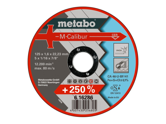 M-Calibur 125 x 1,6 x 22,23 Inox, TF 41