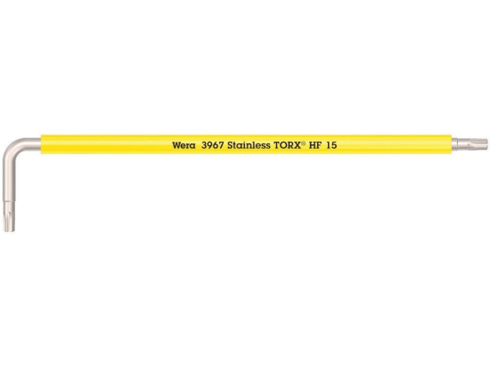 3967 SXL HF Zástrčný klíč TORX® Multicolour s přidržovací funkcí, dlouhý, nerezová ocel, TX 15 x 123 mm