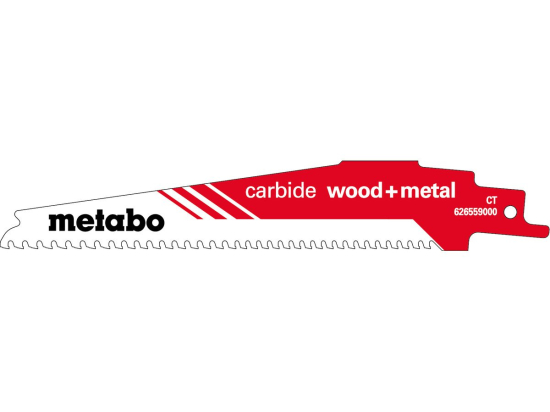 Plátek pro pily ocasky "carbide wood + metal" 150 x 1,25 mm, CT, 3-4 mm/ 6-8 TPI