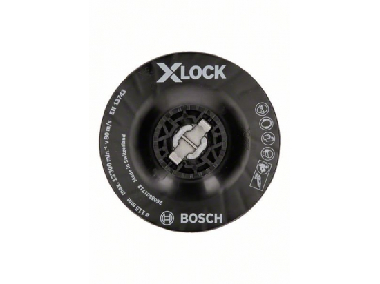 Opěrný talíř systému X-LOCK, 115 mm, střední