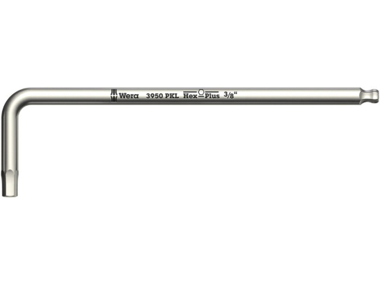 3950 PKL úhlový klíč, palcový, nerezová ocel, 7/64" x 119 mm