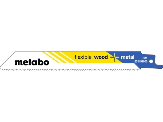5 plátků pro pily ocasky "flexible wood + metal" 150 x 0,9 mm, BiM, 1,8-2,6 mm/ 10-14 TPI