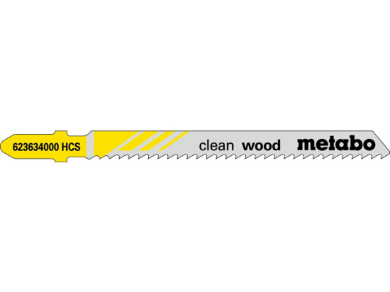 25 plátků pro přímočaré pily "clean wood" 74/ 2,5 mm, HCS, Type 23634