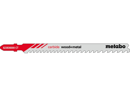 3 plátky pro přímočaré pily "carbide wood + metal" 108/3,5-5mm, HM