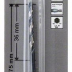 Spirálový vrták s šestihrannou stopkou HSS 3,2 mm