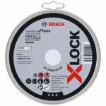 Plochý řezný kotouč Standard for Inox systému X-LOCK, 125×1×22,23 mm