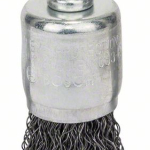Koncový kartáč, zvlněný drát, 25 × 0,3 mm, ocel