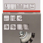Kotoučový drátěný kartáč, copánkový, 70×0,35 mm, nerezová ocel