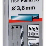 Spirálový vrták HSS PointTeQ 3,6 mm