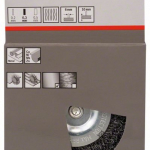 Kotoučový drátěný kartáč, zvlněný drát, 100×0,3 mm, ocel