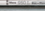 950 L Zástrčný klíč, metrický, chromovaný, 7 x 190 mm