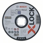 Ploché řezné kotouče Expert for Inox+Metal systému X-LOCK, 125×1×22,23