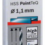 Spirálový vrták HSS PointTeQ 1,1 mm