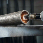 Koncový kartáč, copánkový, 10 × 0,35 mm, nerezová ocel