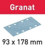 Brusný papír STF 93X178 P60 GR/50 Granat