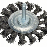 Kotoučový drátěný kartáč, copánkový, 75×0,5 mm, ocel