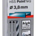Spirálový vrták HSS PointTeQ 3,8 mm