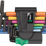 950/9 Hex-Plus Multicolour 2 Sada zástrčných klíčů, metrická, BlackLaser, 9 dílný