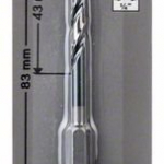 Spirálový vrták s šestihrannou stopkou HSS 4,0 mm