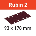 Brusný papír STF 93X178/8 P40 RU2/50 Rubin 2