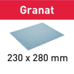 Brusný papír 230x280 P180 GR/10 Granat