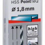 Spirálový vrták HSS PointTeQ 1,8 mm