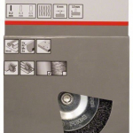 Kotoučový drátěný kartáč, zvlněný drát, 100×0,2 mm, ocel