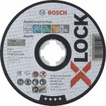 Ploché řezné kotouče Multi Material systému X-LOCK, 125×1,6×22,23