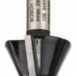 Fazetovací zarovnávací fréza, 8 mm, D1 23,7 mm, B 5,5 mm, L 12 mm, G 54 mm, 25°