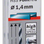 Spirálový vrták HSS PointTeQ 1,4 mm