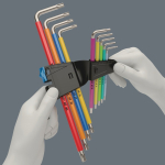 3967/9 TX SXL Multicolour HF Stainless 1 Sada zástrčných klíčů s přidržovací funkcí, nerezová ocel, 9 dílný