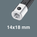 Přednastavené momentové klíče Click-Torque XP 4 pro nástrčné nástroje, 20-250 Nm, 20 Nm, 14x18 x 20,0 Nm x 20-250 Nm