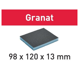 Brusná houba Granat 98x120x13 60 GR/6