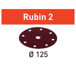 Brusné kotouče Rubin 2 STF D125/8 P220 RU2/10