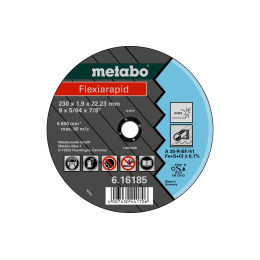 Flexiarapid 180x1,6x22,23 Inox, řezný kotouč, přímé provedení