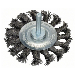Kotoučový drátěný kartáč, copánkový, 75×0,5 mm, ocel