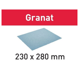 Brusný papír 230x280 P100 GR/10 Granat
